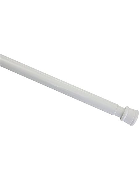 GARDINIA Barra de metal para cortinas, Extensible, Montaje sin tornillos ni taladros, Diámetro 23/26 mm, Longitud 60-100 cm cm, 
