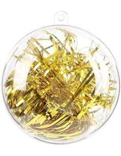 himaly 20 Stücke Acrylkugeln Transparent Set Christbaumkugeln Weihnachtskugeln Acryl Kugeln Durchsichtige Kunststoffkugeln Saiso