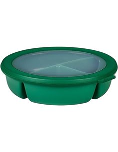 Mepal - Meal Prep Box Cirqula - Bento-Schüssel mit 3 Fächern - Frischhaltedose luftdicht - Mahlzeiten getrennt aufbewahren - Mea