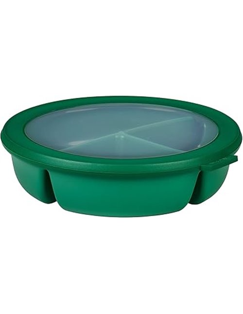 Mepal - Meal Prep Box Cirqula - Bento-Schüssel mit 3 Fächern - Frischhaltedose luftdicht - Mahlzeiten getrennt aufbewahren - Mea