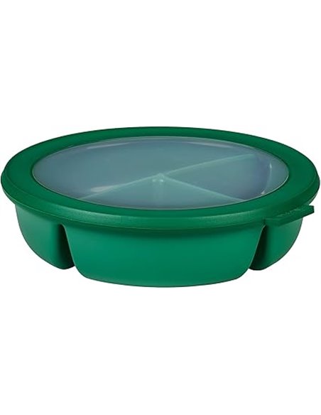 Mepal - Meal Prep Box Cirqula - Bento-Schüssel mit 3 Fächern - Frischhaltedose luftdicht - Mahlzeiten getrennt aufbewahren - Mea