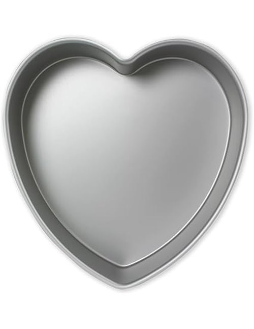 PME HRT083 Molde de Tarta Corazón, Aluminio, 76 x 203mm, Aluminium, Plateado, 20.3 cm