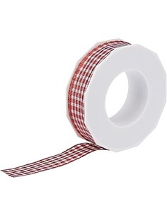 Präsent Cinta con Borde de Alambre, Metall, Blanco Plateado, 25mm-20m, 20