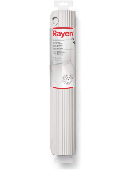 Rayen | Alfombra para Baño | Alfombrilla Cuadrada Ducha o Bañera | Máxima Caucho Natural | Antideslizante | Sujección Ventosas d