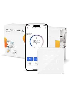 Refoss Termostato Calefacción WiFi, Termostato Inteligente para Caldera de Gas, Termostato Digital de Pared Compatible con Apple