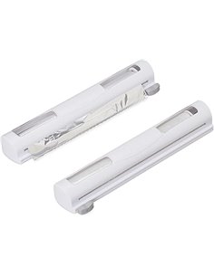 Relaxdays 10027759, coupe-capsule blanc, 5 x 37 x 8 cm | sans décoration
