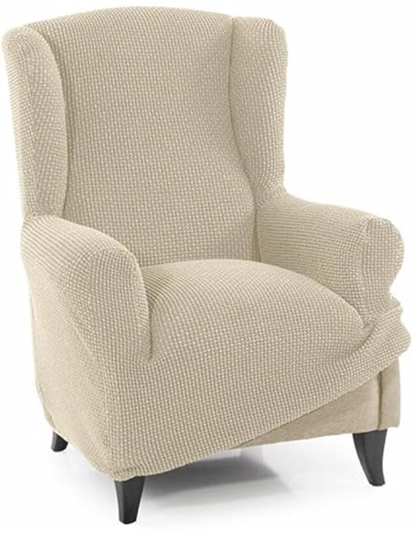SOFASKINS® Funda para Sillon 1 Plaza, Funda Sofa orejero súper elástica, Funda para sofá con diseño Exclusivo, Transpirable y Du