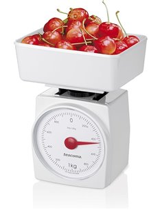 Tescoma Sharp Küchenwaage, Kunststoff, weiß, 2 kg