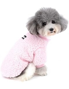 Zunea - Abrigo para perros pequeños - Abrigo cálido para invierno, de forro polar, para cachorros y chihuahuas - Ropa para masco