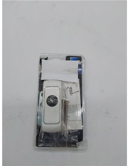Tesa Assa Abloy E24000BL Escudo Embellecedor De Adecuada Seguridad Para Perfiles Metalicos Blanco E240       