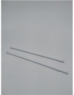 RIEL CHYC 5431305 Portavisillos Extensible Auto 8/30-50 Blanco (2 Piezas)        2