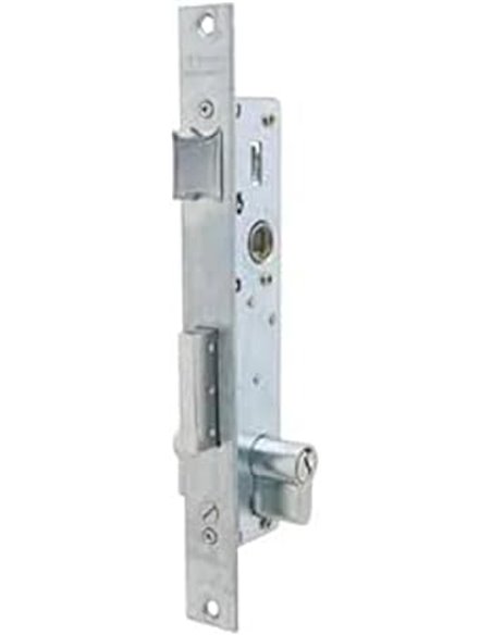 Tesa Assa Abloy 421028AI Cerradura Monopunto De Palanca Deslizante Para Perfiles Metálicos Inoxidable Entrada 20 mm 2210       