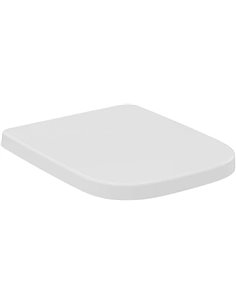 Ideal Standard I.Life A T453001 Asiento de inodoro Sencillo Fácil de instalar Resistente Acero inoxidable Fijaciones incluidas