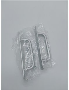 BOOLSFMAM Tiradores Armario, 2 piezas Tirador para muebles Plata, para Cocinas, Oficina, Cajones, Gabinete, Armario Empotrado    2