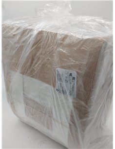 García de Pou - 50 unidades - Cajas Pastelería Con Ventana 'Thepack' 240 G/M2 + Opp 32X32X10 Cm Natural Cartón Ondulado Nano-Mic 2