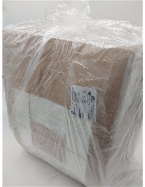 García de Pou - 50 unidades - Cajas Pastelería Con Ventana 'Thepack' 240 G/M2 + Opp 32X32X10 Cm Natural Cartón Ondulado Nano-Mic