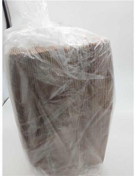 García de Pou - 50 unidades - Cajas Pastelería Con Ventana 'Thepack' 240 G/M2 + Opp 32X32X10 Cm Natural Cartón Ondulado Nano-Mic