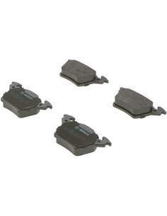Bosch BP489 - Pastillas de Freno para Coche Eje Trasero - Calidad Bosch - Reducción de Ruido y Polvo - Certificación ECE-R90 - S