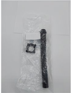 Hünersdorff - Tubo de Salida para diésel (Flexible, con Tuerca de unión), Color Negro, canula        2