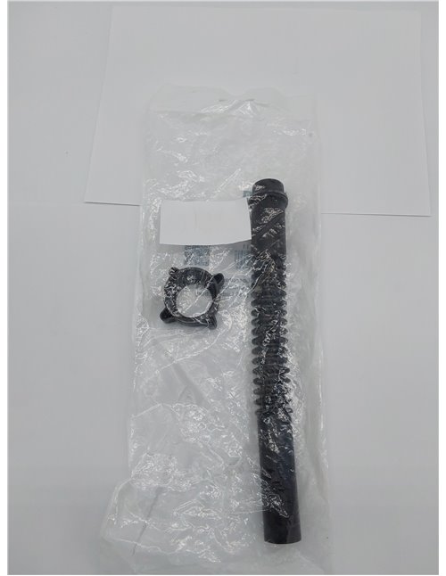 Hünersdorff - Tubo de Salida para diésel (Flexible, con Tuerca de unión), Color Negro, canula       
