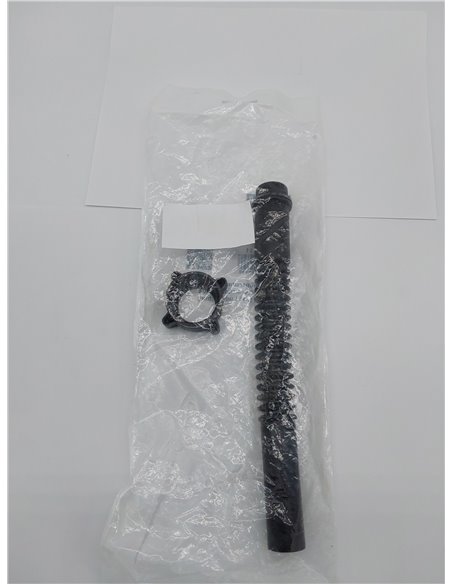 Hünersdorff - Tubo de Salida para diésel (Flexible, con Tuerca de unión), Color Negro, canula       