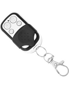 Mando a Distancia Universal para Garaje y Puerta automática con 4 Teclas, frecuencia Fija 433,92 MHz, Pilas Incluidas       