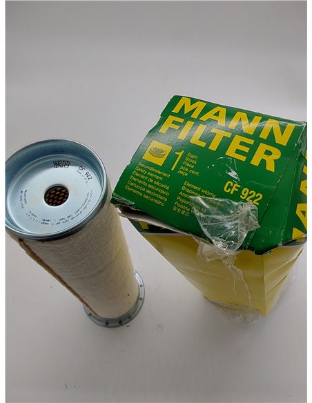 MANN-FILTERCF 922 Filtro de aire secundario – Para maquinaria industrial, agrícola y de construcción       