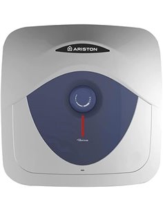 Ariston Blu Evo RS - Termo Eléctrico 10 Litros Bajo Consumo, Calentador de Agua Eléctrico Vertical Potente Tamaño Reducido 27,6x