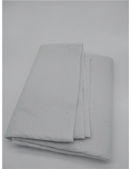 Baker Ross AX569 Manta De Nieve Falsa - 2.4 m x 90 cm, Nieve Artificial Para Exhibiciones Navideñas, Alfombras De Nieve, Faldas 