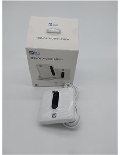 Garza Smart - Termostato Wi-Fi Inteligente para Caldera y Calefacción, con Adaptador, Medidor Consumo, Control táctil, Detección 2