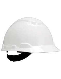 3M Casco con ventilación y arnés de ruleta Blanco (1 casco/bolsa), H700       