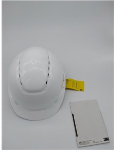 3M Casco con ventilación y arnés de ruleta Blanco (1 casco/bolsa), H700        2