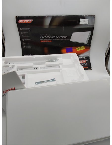 Selfsat H30D1 - Antenna (Single LNB), Blanco       