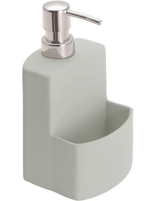Wenko Dispensador de lavavajillas Festival Gris Soft-Touch Superficie Gris       