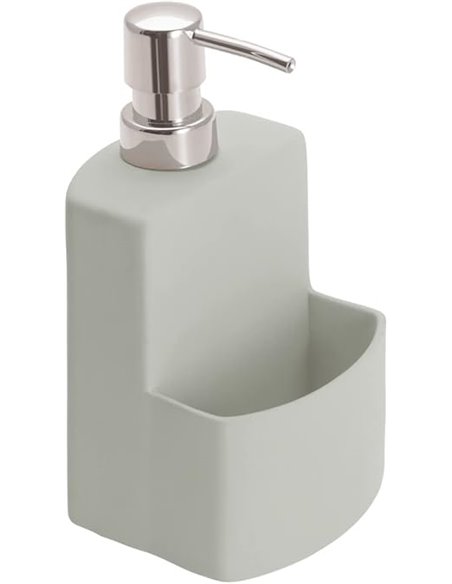 Wenko Dispensador de lavavajillas Festival Gris Soft-Touch Superficie Gris       