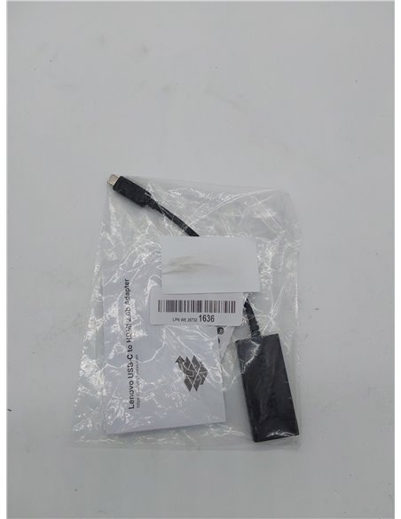 Lenovo 4X90R61022 adaptador de cable de vídeo 0,24 m USB C HDMI tipo A (Estándar) Negro - Adaptadores de cable de vídeo (0,24 m,