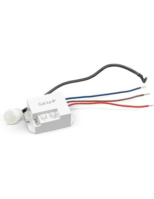 Garza - Detector de Movimiento Infrarrojo Integrable, con ángulo de detección 360º       