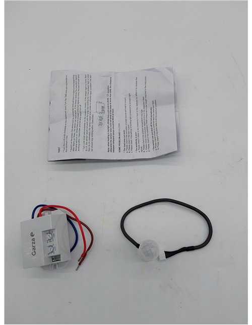 Garza - Detector de Movimiento Infrarrojo Integrable, con ángulo de detección 360º       