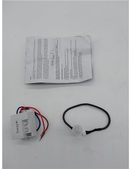 Garza - Detector de Movimiento Infrarrojo Integrable, con ángulo de detección 360º       