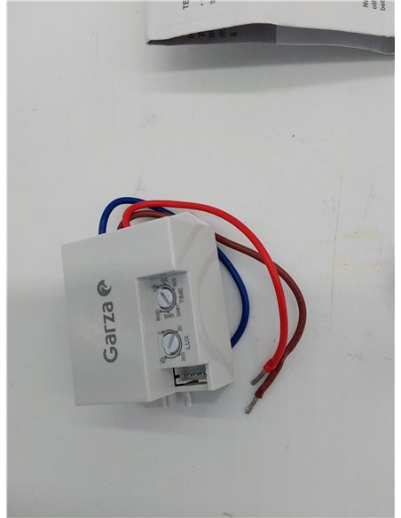 Garza - Detector de Movimiento Infrarrojo Integrable, con ángulo de detección 360º       