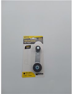WOLFPACK LINEA PROFESIONAL - Tope Puerta Con Retenedor Metalico / Goma Marron        2