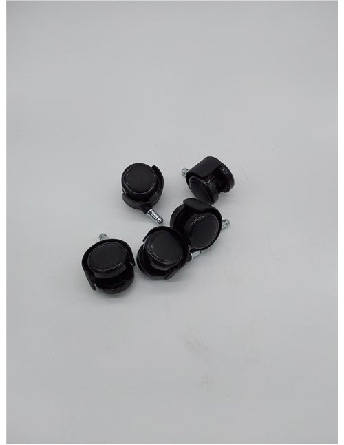 Waytex 78600 - Ruedas autofrenantes para silla de oficina - Auto freno sillón cargado - diámetro 50 mm, para suelos duros, parqu